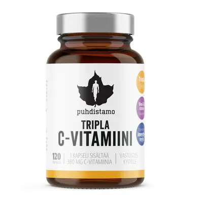 Puhdistamo Triple Vitamin C 120 kapslí