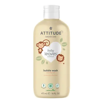 Attitude Baby leaves Dětská pěna do koupele s vůní hruškové šťávy 473ml