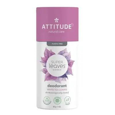 ATTITUDE Přírodní tuhý deodorant Super leaves - listy bílého čaje 85 g