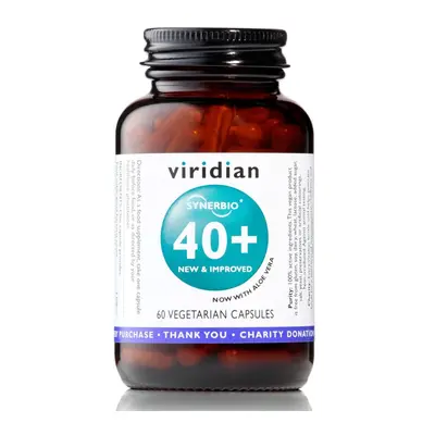 Viridian Synerbio 40+ (Směs probiotik a prebiotik) 60 kapslí