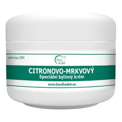 Citronovo-Mrkvový Regenerační krém Hadek