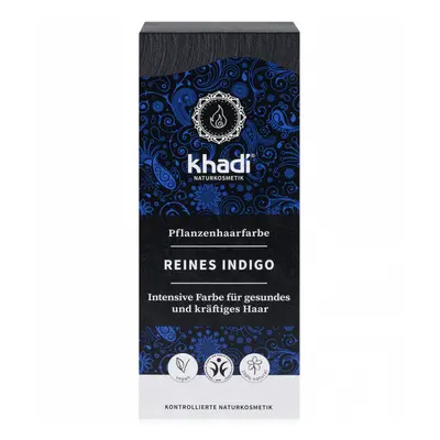 Khadi rostlinná barva na vlasy ČISTÉ INDIGO 100g