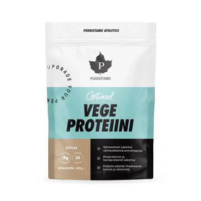 Puhdistamo Optimal Vegan Protein čokoláda 600g