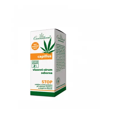 Cannaderm Capillus vlasové sérum seborea 40ml