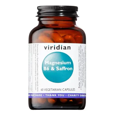 Viridian Magnesium B6 & Saffron 60 kapslí