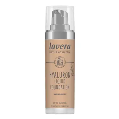 Lavera Lehký tekutý make-up s kyselinou hyaluronovou 03 Warm Nude 30ml