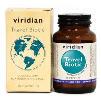 Viridian Travel Biotic (Cestovní probiotika) 30 kapslí