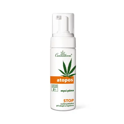 Atopos mycí pěna Cannaderm 180 ml