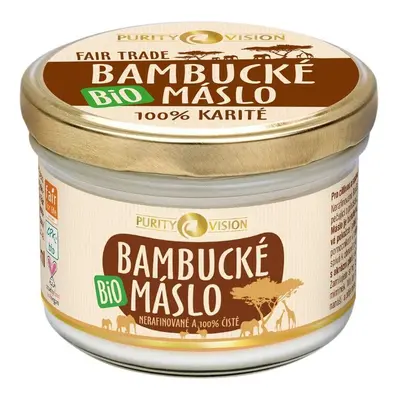 Bambucké máslo BIO Fair Trade Purity Vision - kosmetika 200ml