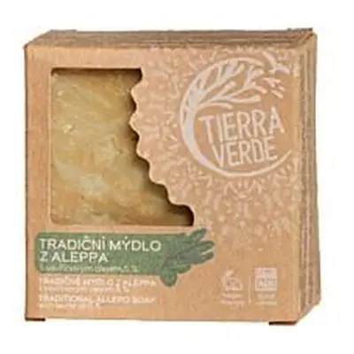 Tierra Verde Tradiční mýdlo z Aleppa s vavřínovým olejem 5 % 200 g