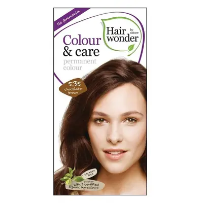 Hairwonder Barva ČOKOLÁDOVĚ HNĚDÁ 5.35 přírodní dlouhotrvající BIO