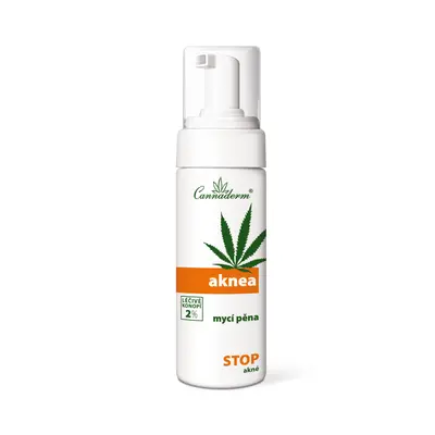 Cannaderm Aknea mycí pěna 180 ml