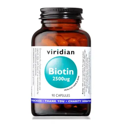 Viridian Biotin 2500ug 90 kapslí