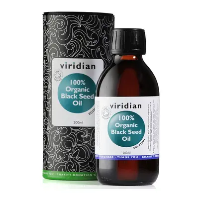 Viridian Black Seed Oil Organic (Bio olej z egyptského černého kmínu) 200ml