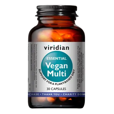 Viridian Vegan Multi (Multivitamin pro vegany) 30 kapslí