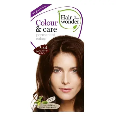 Hairwonder Barva TMAVĚ MĚDĚNÁ HNĚDÁ 3.44 přírodní dlouhotrvající BIO