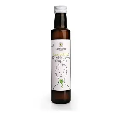 Sonnentor Knedlík v krku sirup 250 ml