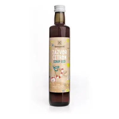 Sonnentor Zázvor Citron sirup 500 ml