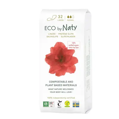 Naty Dámské ECO slipové vložky - normal 32 ks