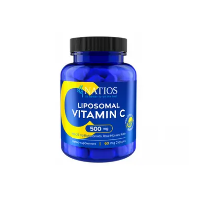 Natios Vitamin C Liposomální, 500 mg 60 veganských kapslí