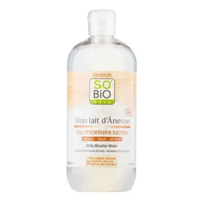 SO´BIO etic Voda micelární s oslím mlékem 500ml