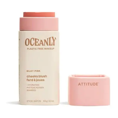 Attitude Tuhá krémová tvářenka Oceanly - Silky Pink 8,5 g