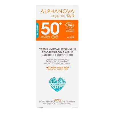 Alphanova Opalovací krém na obličej SPF 50+ 50 g BIO