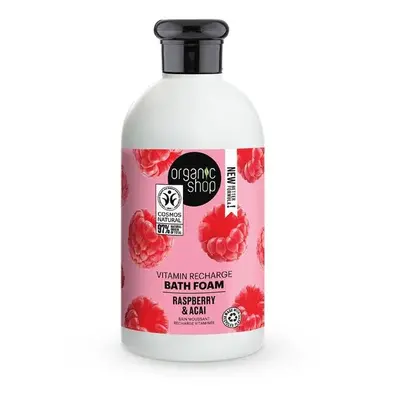 Organic Shop Vitaminová koupelová pěna Malina a acai 500 ml