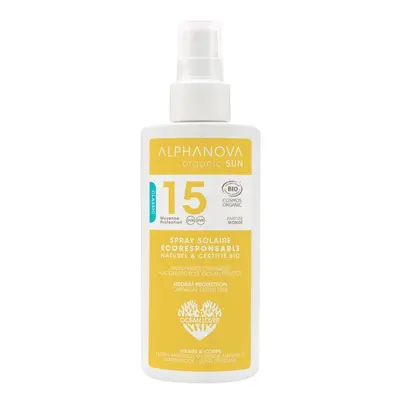 Alphanova Opalovací krém ve spreji SPF 15 125 g BIO