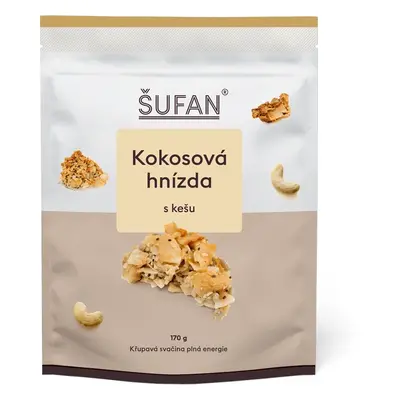 Šufan Kokosová hnízda s kešu 170 g