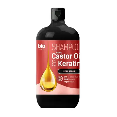 Bio Naturell Šampon na všechny typy vlasů Ricinový olej a keratin 946 ml