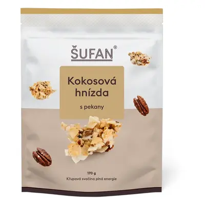 Šufan Kokosová hnízda s pekany 170 g