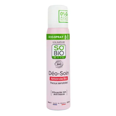 SO’BiO étic Deodorant přírodní ECO SPRAY 24h mandle BIO 100 ml