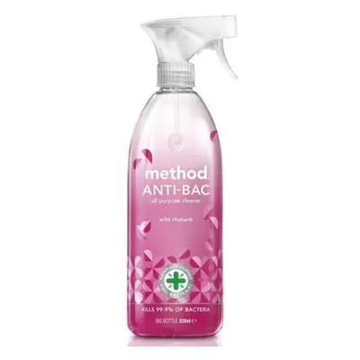 Method Antibakteriální univerzální čistič sprej Rebarbora 830 ml