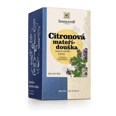 Sonnentor Citronová mateřídouška bio 18 g