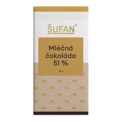 Šufan Mléčná čokoláda 51% 70 g