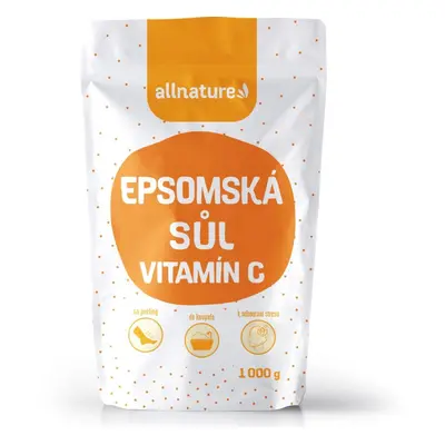 Allnature Epsomská sůl Vitamín C 1000 g