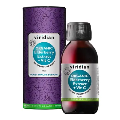 Viridian Elderberry Extract + Vitamin C Organic 100ml