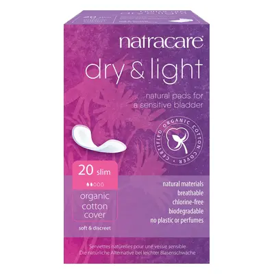 Natracare Inkontinenční vložky Dry Light 20 ks