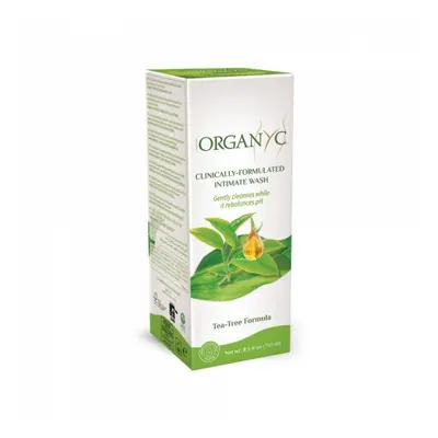 Organyc Bio sprchový gel pro citlivou pokožku a intimní hygienu s tea tree 250 ml