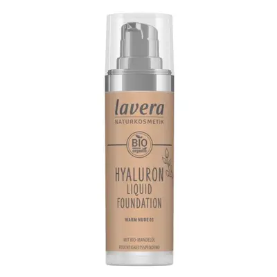 Lavera Lehký tekutý make-up s kyselinou hyaluronovou 03 Warm Nude 30ml