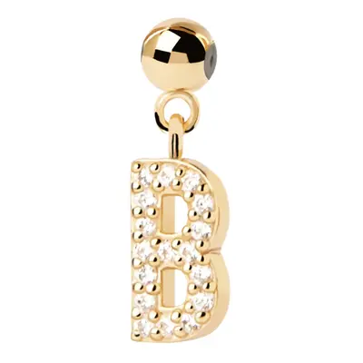 PDPAOLA Pozlacený přívěsek "B" Charms CH01-051-U