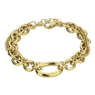 Marc Malone Pozlacený řetízkový náramek Hayden Gold Bracelet MCB23083G