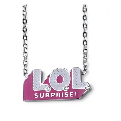 L.O.L. Surprise! Stylový dívčí náhrdelník Logo s krystaly L1012STLOL