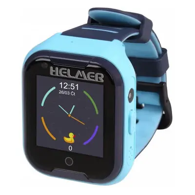 Helmer LK 709 4G modré - dětské hodinky s GPS lokátorem, videohovorem