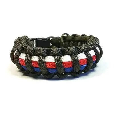 Cordell Paracord náramek Solomon TRIKOLORA XL ( 20 - 21 cm )