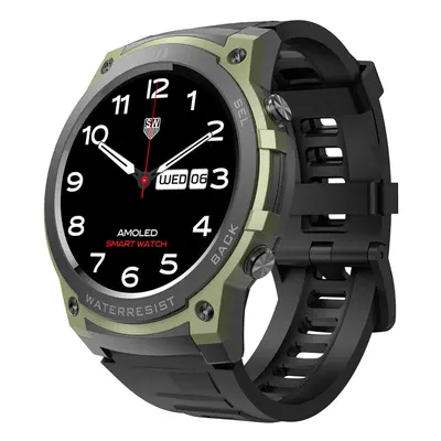 Wotchi AMOLED Smartwatch DM55 – Green - Black