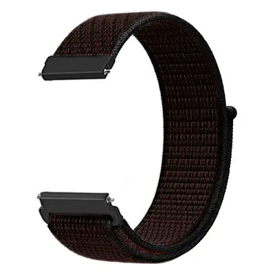 4wrist Provlékací řemínek pro Garmin 22 mm - Black/Red