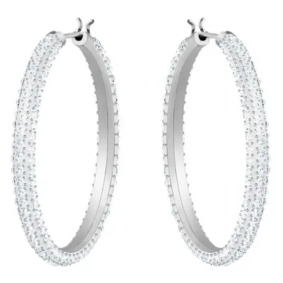 Swarovski Třpytivé kruhové náušnice Stone 5389432