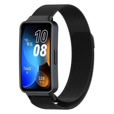 4wrist Milánský tah s magnetickým zapínáním pro Huawei Watch Band 8 - Black